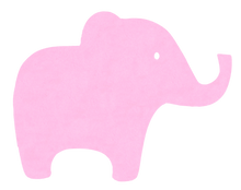 Load image into Gallery viewer, Baby Shower Elephant, Cardstock