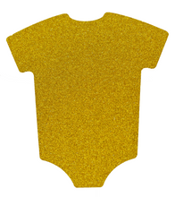 Load image into Gallery viewer, Baby Shower Onesie, Cardstock Cutouts