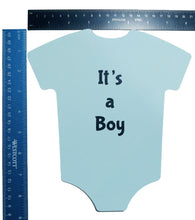 Load image into Gallery viewer, Baby Shower Onesie, Cardstock Cutouts
