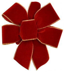 Typical bow made from this ribbon.