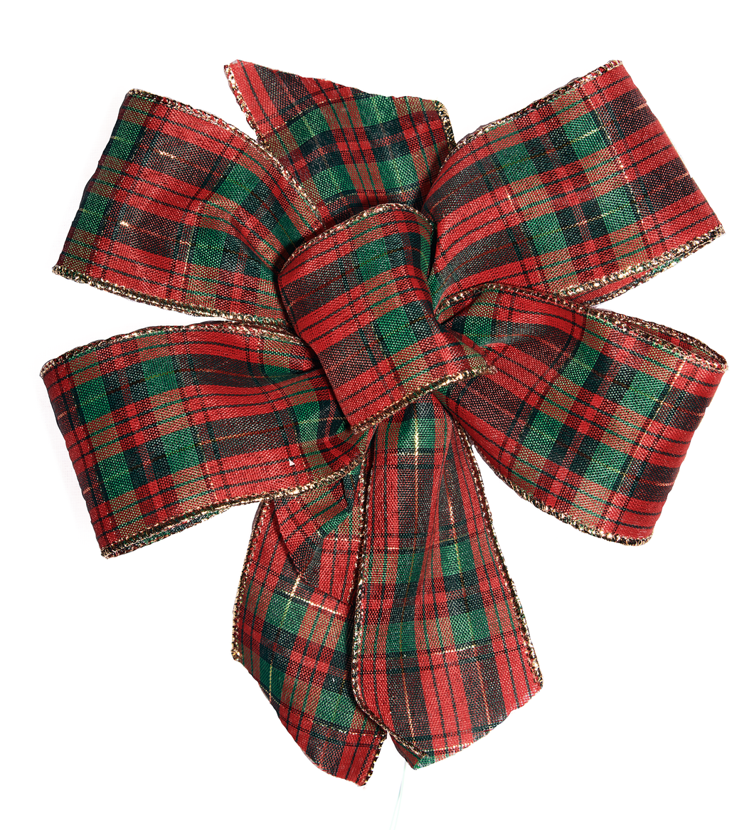 Holiday Bow, 4-Loops with a Center Loop, 7