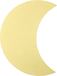 Baby Shower Crescent Moon Cardstock Cutout